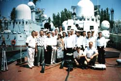 Кременчугская делегация вместе с моряками-черноморцами побывала на военном параде в Севастополе