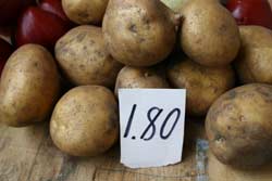 Продавцы говорят, что цена на картофель в 1.80 грн. за килограмм – не предел