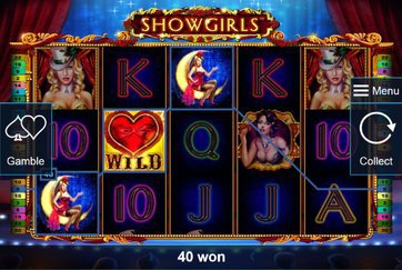 Игровой аппарат Showgirls без регистрации