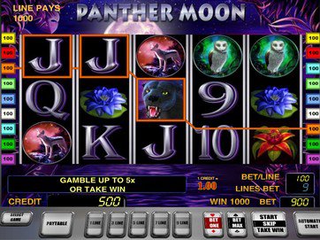 Игровой автомат Panther Moon