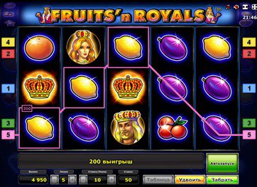 Игровой слот Fruits and Royals