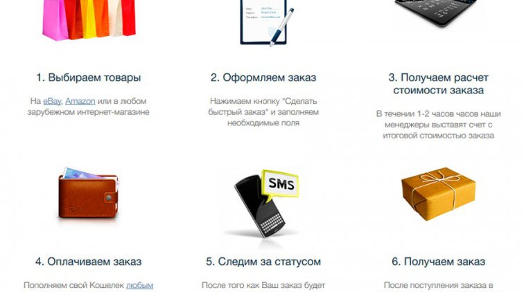 Доставка товаров из американских интернет-магазинов в Украину