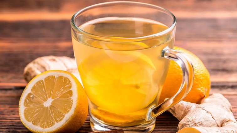 Имбирный напиток с лимоном и мёдом