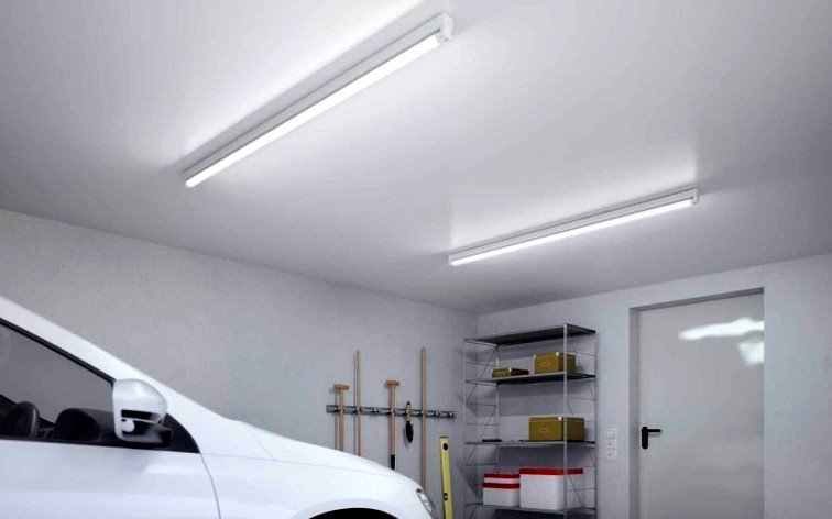 светодиодное освещение в гараже