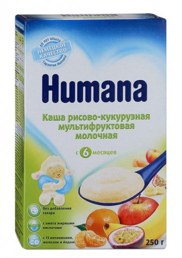 Молочные каши HUMANA