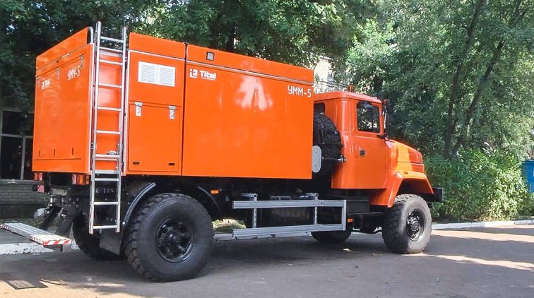 УММ-5к на базе шасси КрАЗ-5401Н2. Фото пресс-службы ЧАО «АвтоКрАЗ»