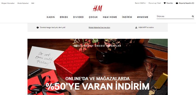 интернет магазин одежды h&m