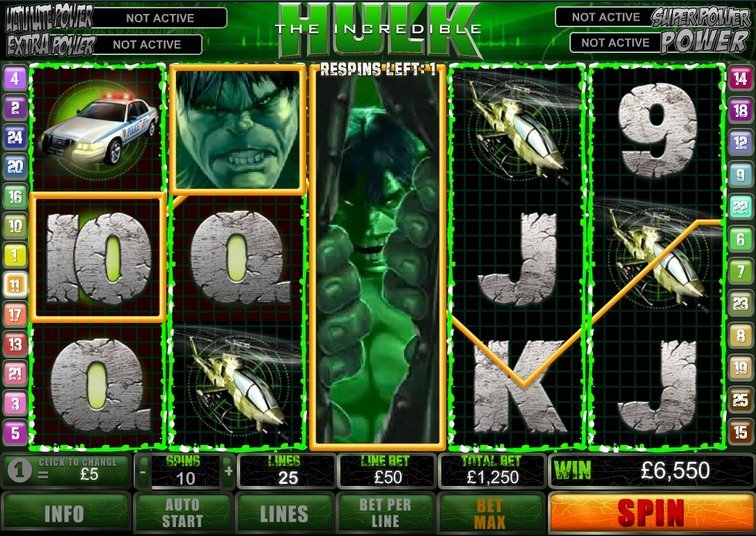Игровой автомат Hulk с выводом денег