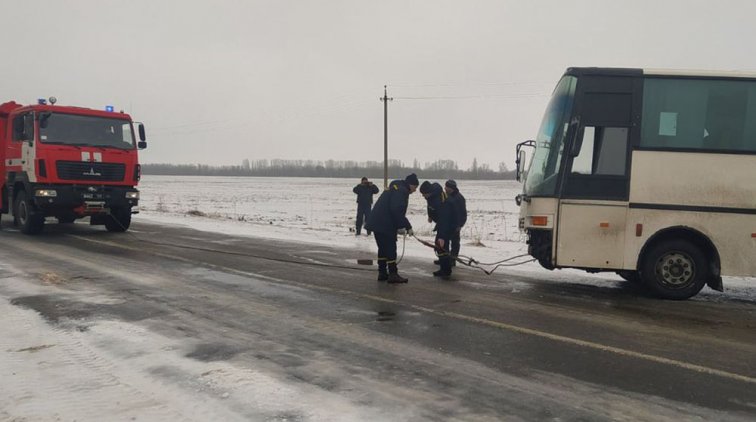 Фото ГУ ГСЧС Украины в Полтавской области