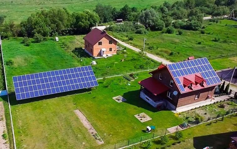 Солнечные электростанции для дома под ключ в Украине