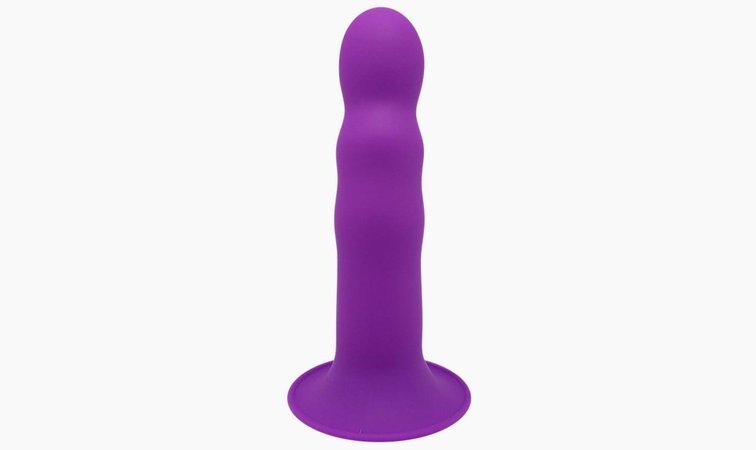 Дилдо с присоской Hitsens 3 Purple, отлично для страпона, диаметр 4,1 см, длина 18,2 см Adrien Lastic фиолетовый