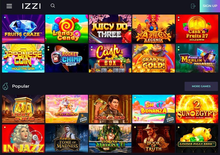 Izzi Casino официальный сайт в Казахстане