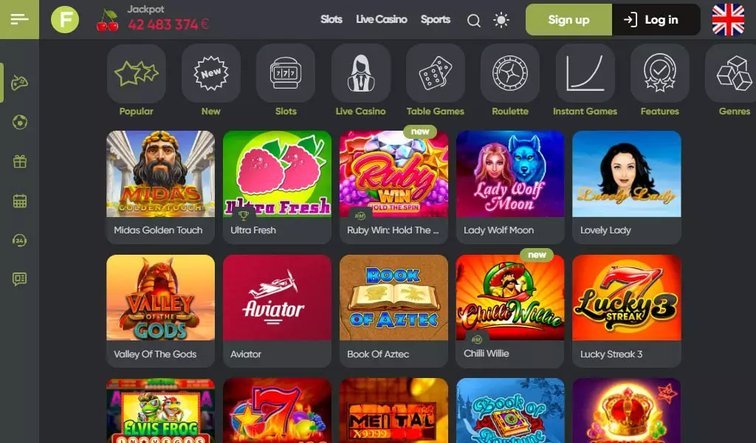 Fresh Casino - официальное онлайн казино