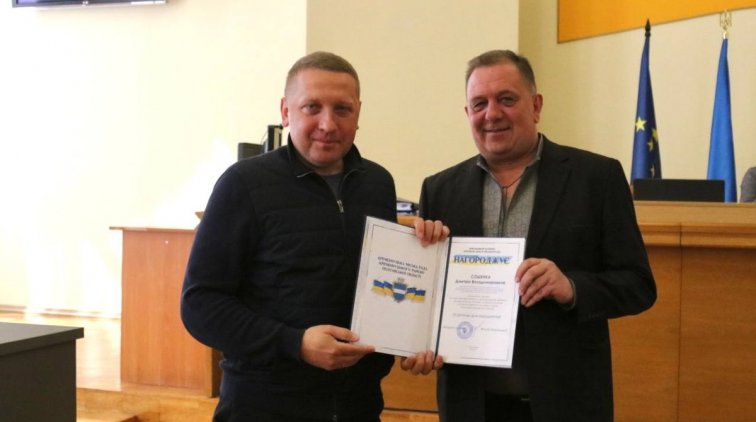 Дмитро Сошенко відзначений за активну діяльність у розвитку спорту Кременчука