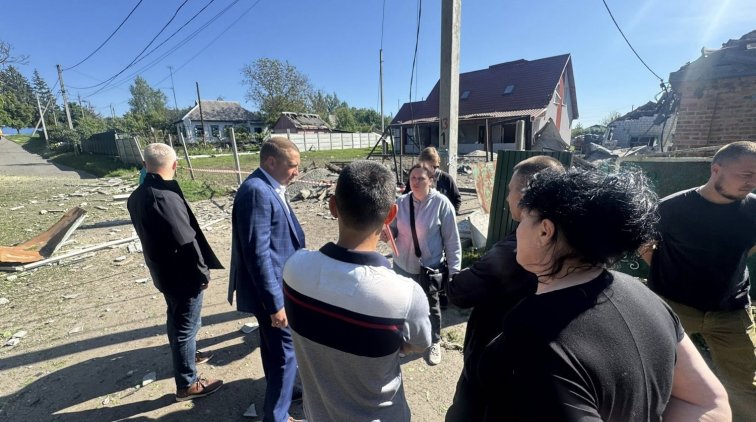Ворог обстріляв Кременчук у ніч святкування Дня міста
