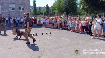 Маленькі учасники табору «Веселка» дізналися, як працює поліція Горішніх Плавнів