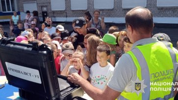 Маленькі учасники табору «Веселка» дізналися, як працює поліція Горішніх Плавнів